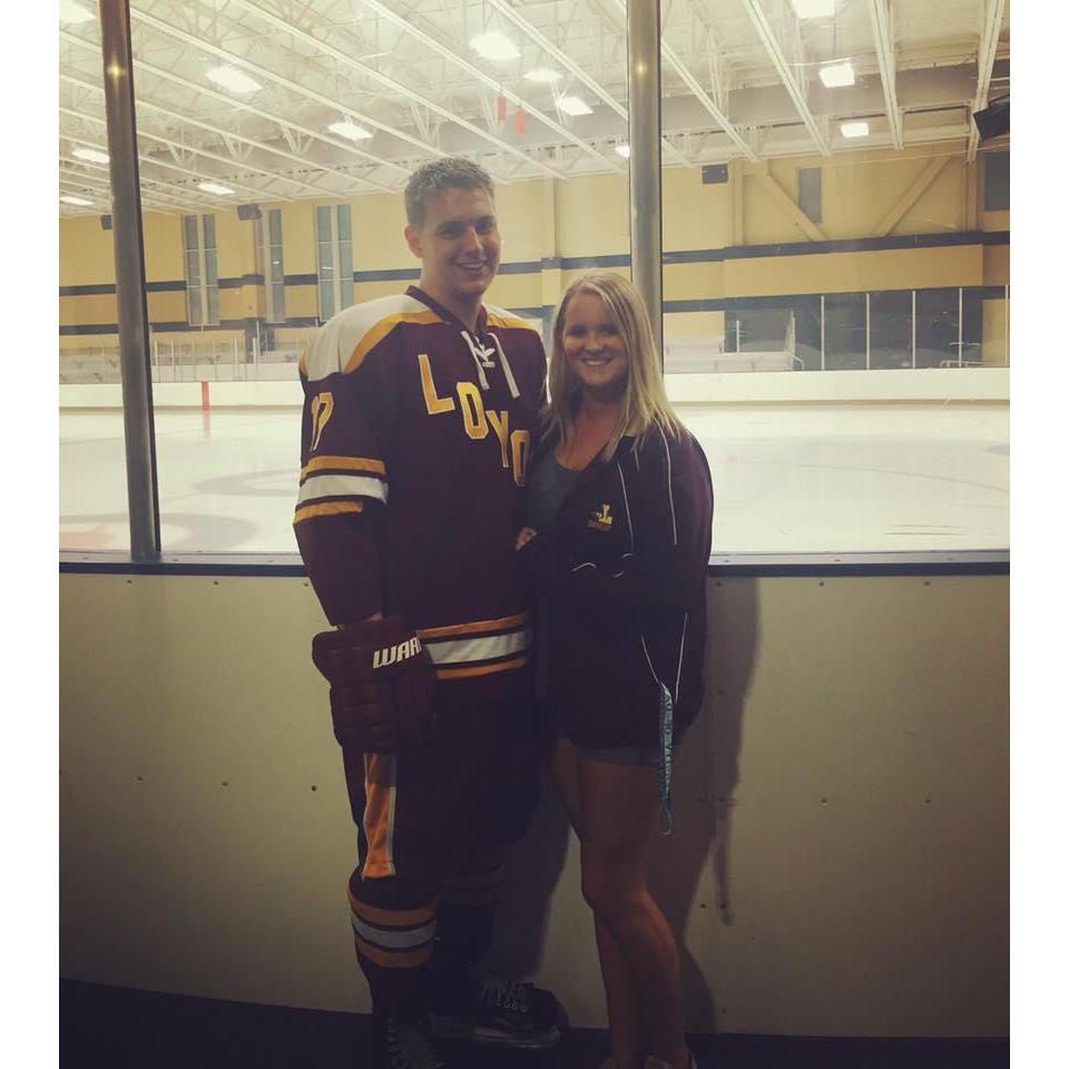 2016 - Loyola hockey game