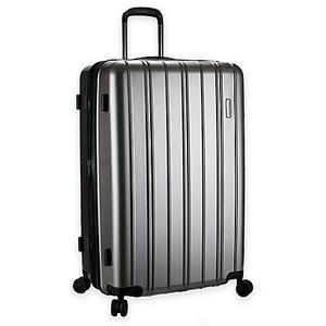 LATITUDE 40N - Latitude 40°N™ Ascent 29-Inch Hardside Spinner Checked Luggage in Grey