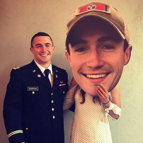 Here's a picture from Luke's Undergrad graduation and (first) comissioning. x2 the celebration called for x2 of Luke!