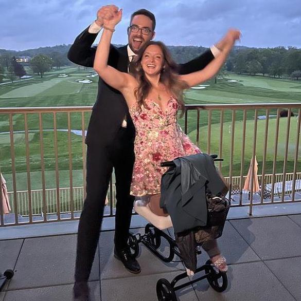 My middle school friend & Ian's lifelong friend got married? Isn't that wild? (Also someone plz bring a knee scooter, thx)
Matt & Meg's Wedding
May 2022