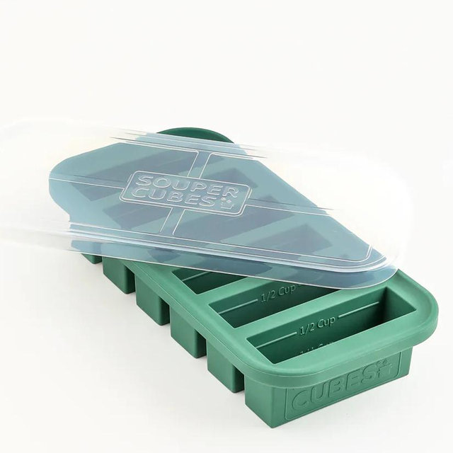 Silicone Freezer Trays - Half Cup / Kale