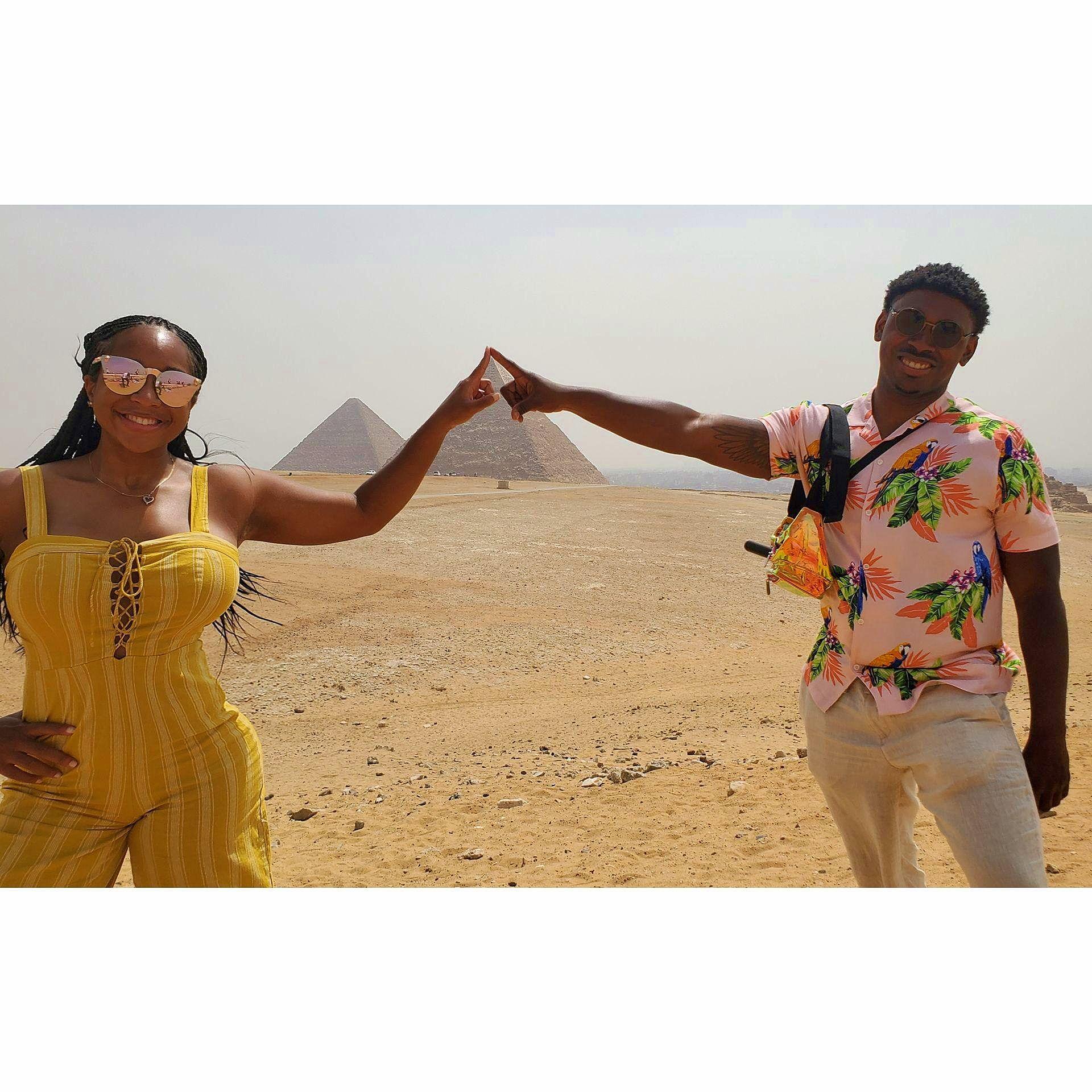 The Great Pyramid in Cairo, Egypt