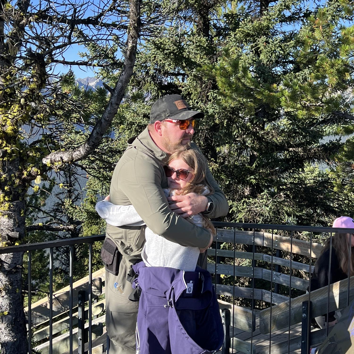 Just after we all said yes to being a forever family. ❤️