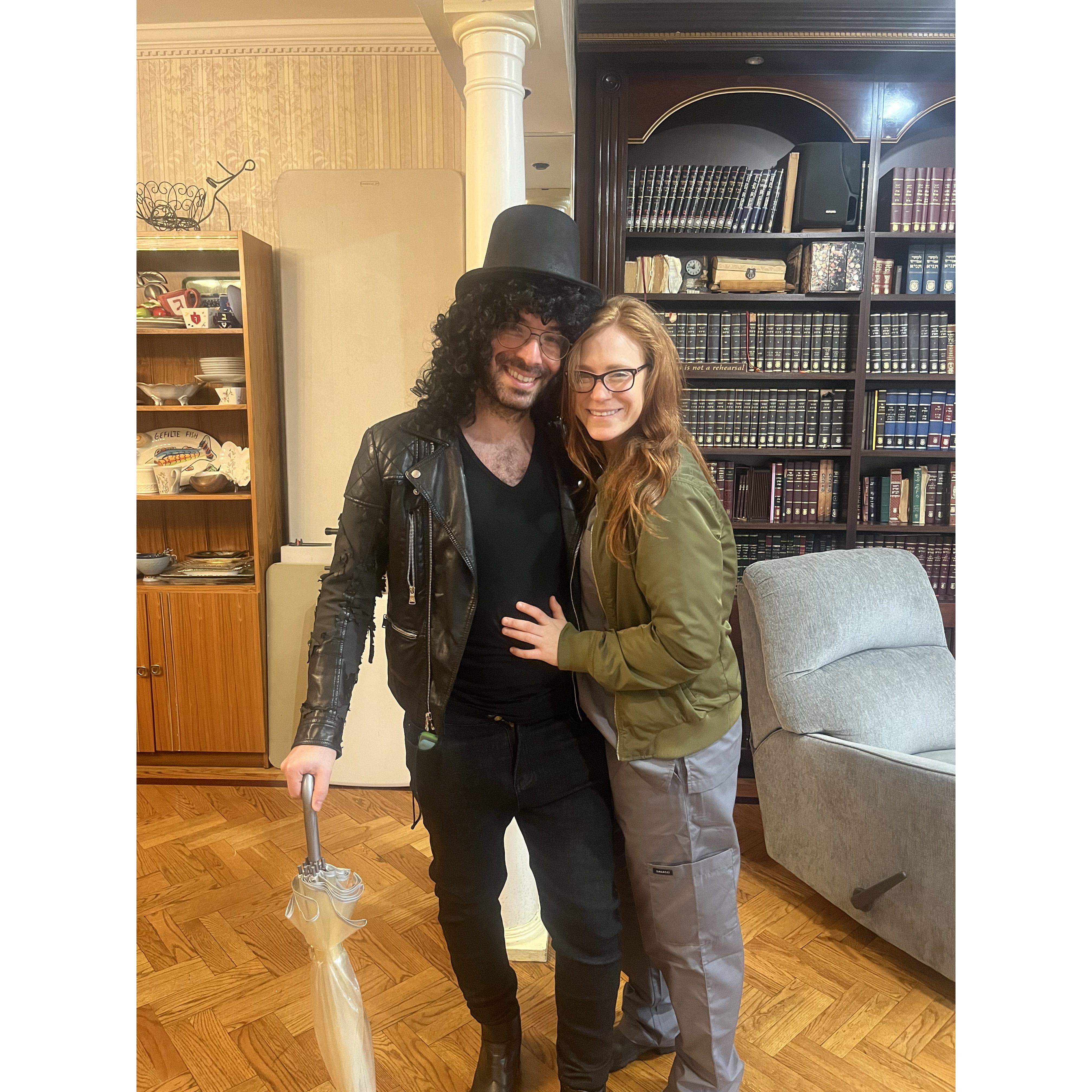 Our first Purim together