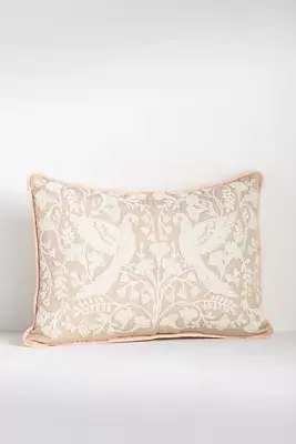 Kenia Embroidered Floral Indoor/Outdoor Pillow