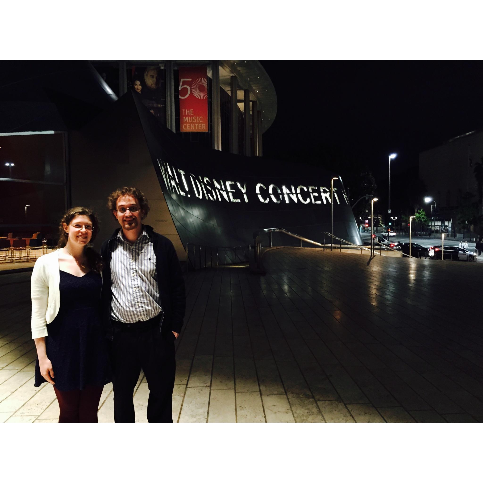 Jan 2015 - Jess visited Zack in California and we went to Zack's first classical music concert