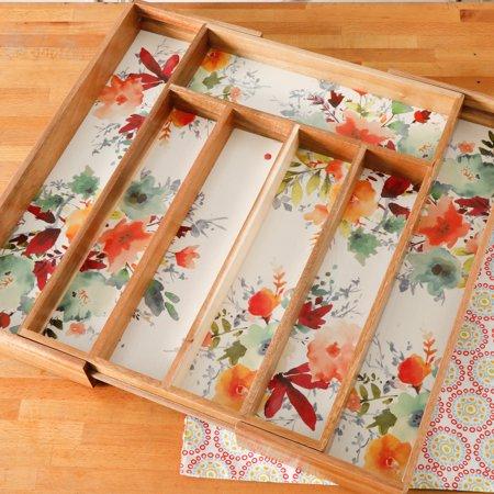 The Pioneer Woman Willow Expandable Cutlery Tray, 18" x 13"