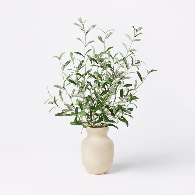 Artificial Olive Leaf Arrangement - Threshold™ designed with Studio McGee