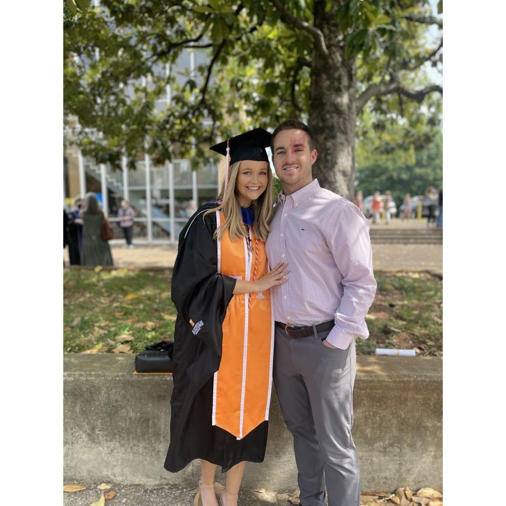 Josie's graduation day at the University of Tennessee with her Masters of Accountancy