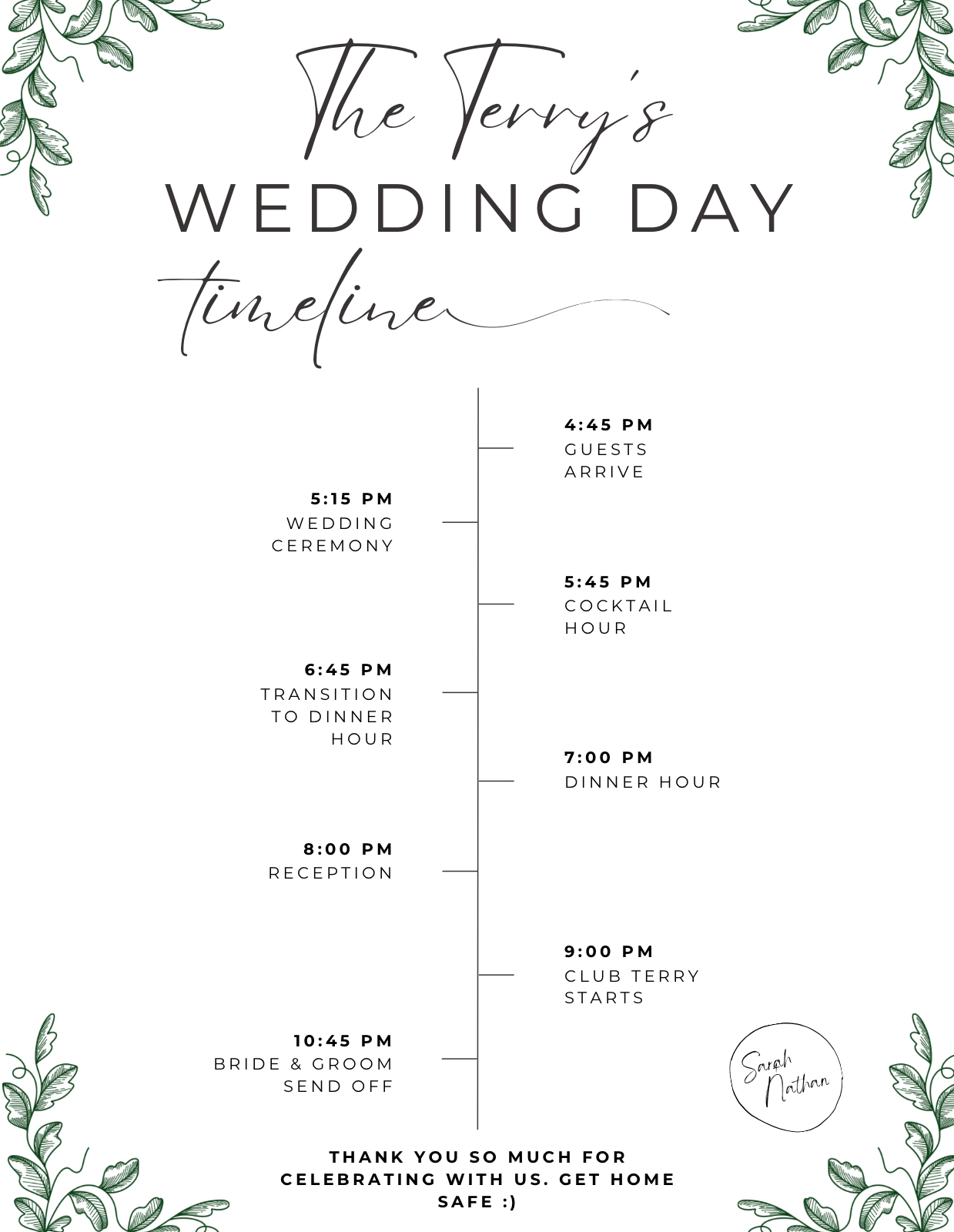 The Wedding Website of Sarah Houlden and Nathan Terry
