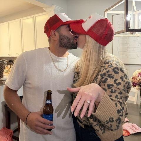Omid surprised me with my best friends coming into town to continue celebrating our engagement!