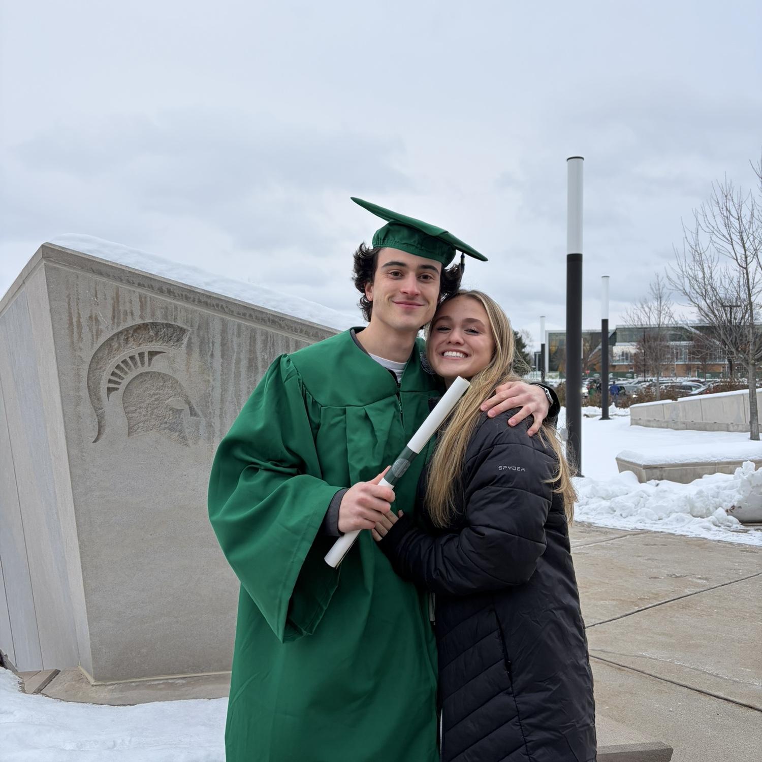 Andrew's college graduation