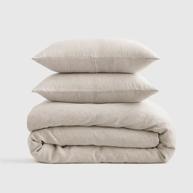 European Linen Duvet Cover Set - King/Cal King