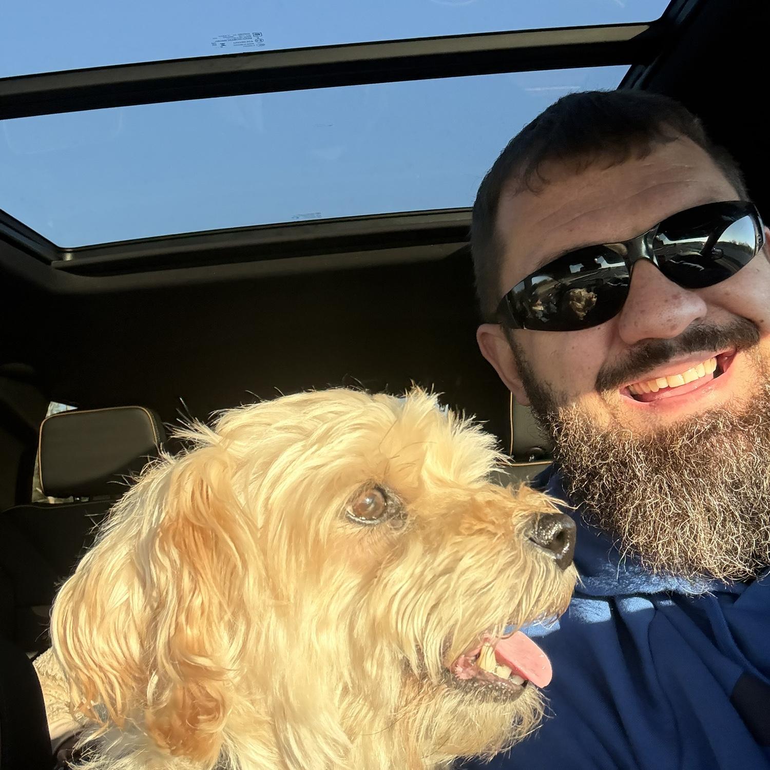 Ozzy & Chris on a road trip!
