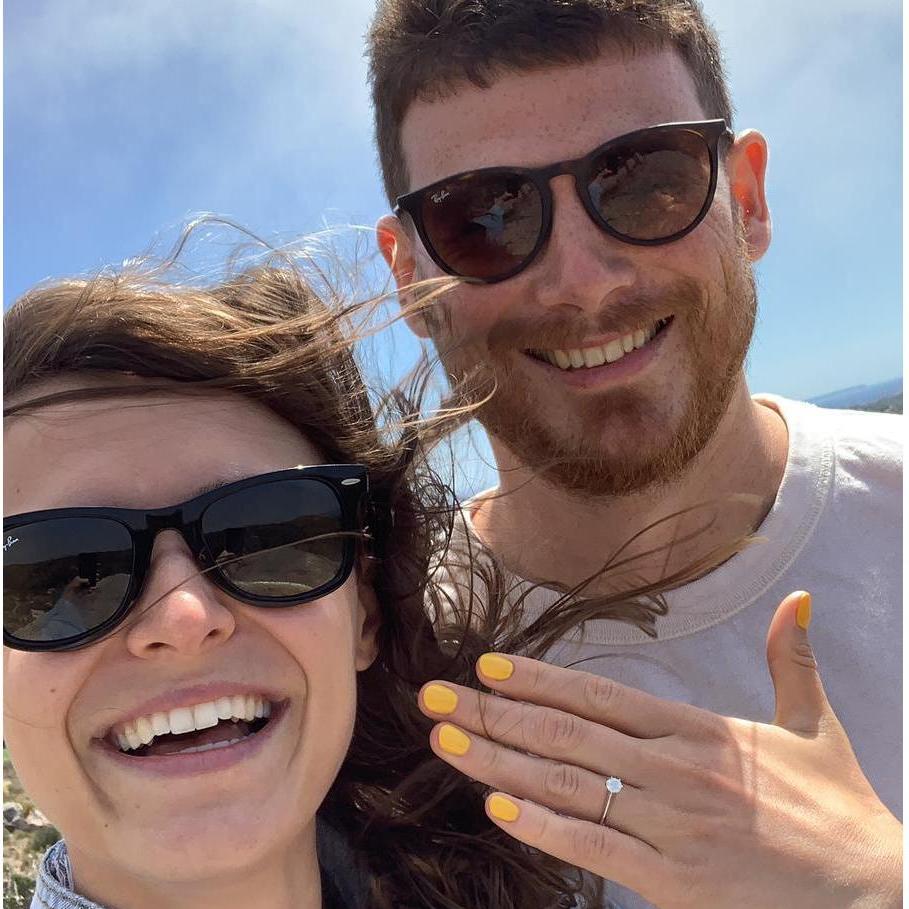 Our first Selfie as an engaged couple