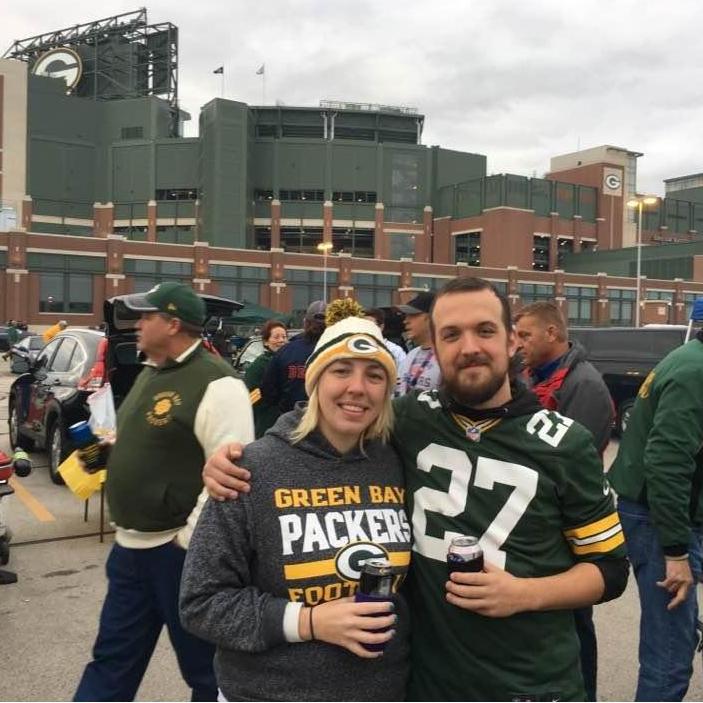 Our first Packers game together!
Fall 2016