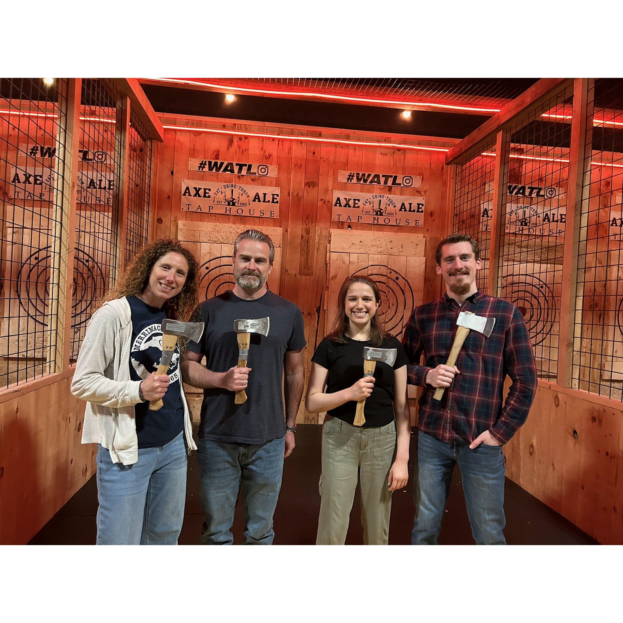 Hanging with Pastor Jon who will marry us, and his wife Sam.