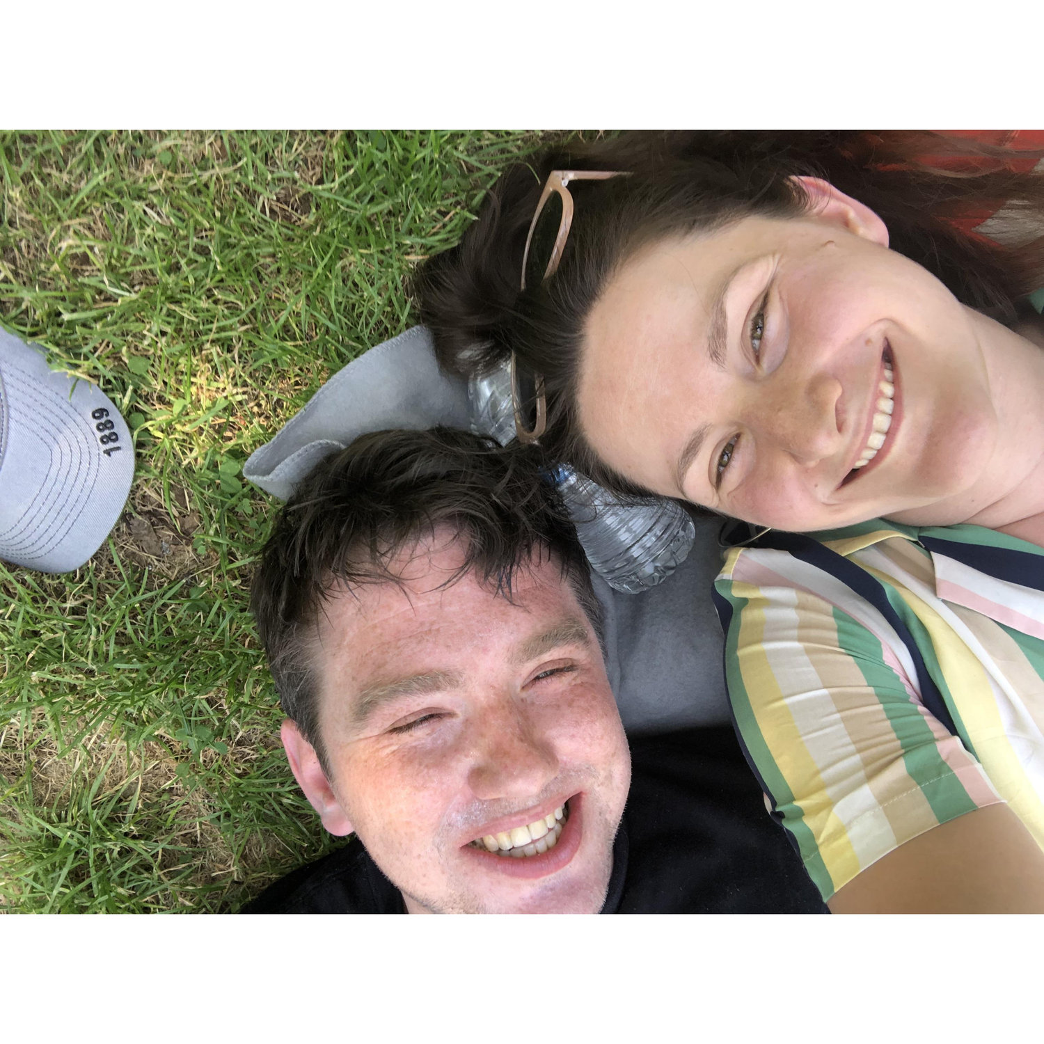 We embraced the parisian custom of napping in the park after exploring the city - Paris, 2019