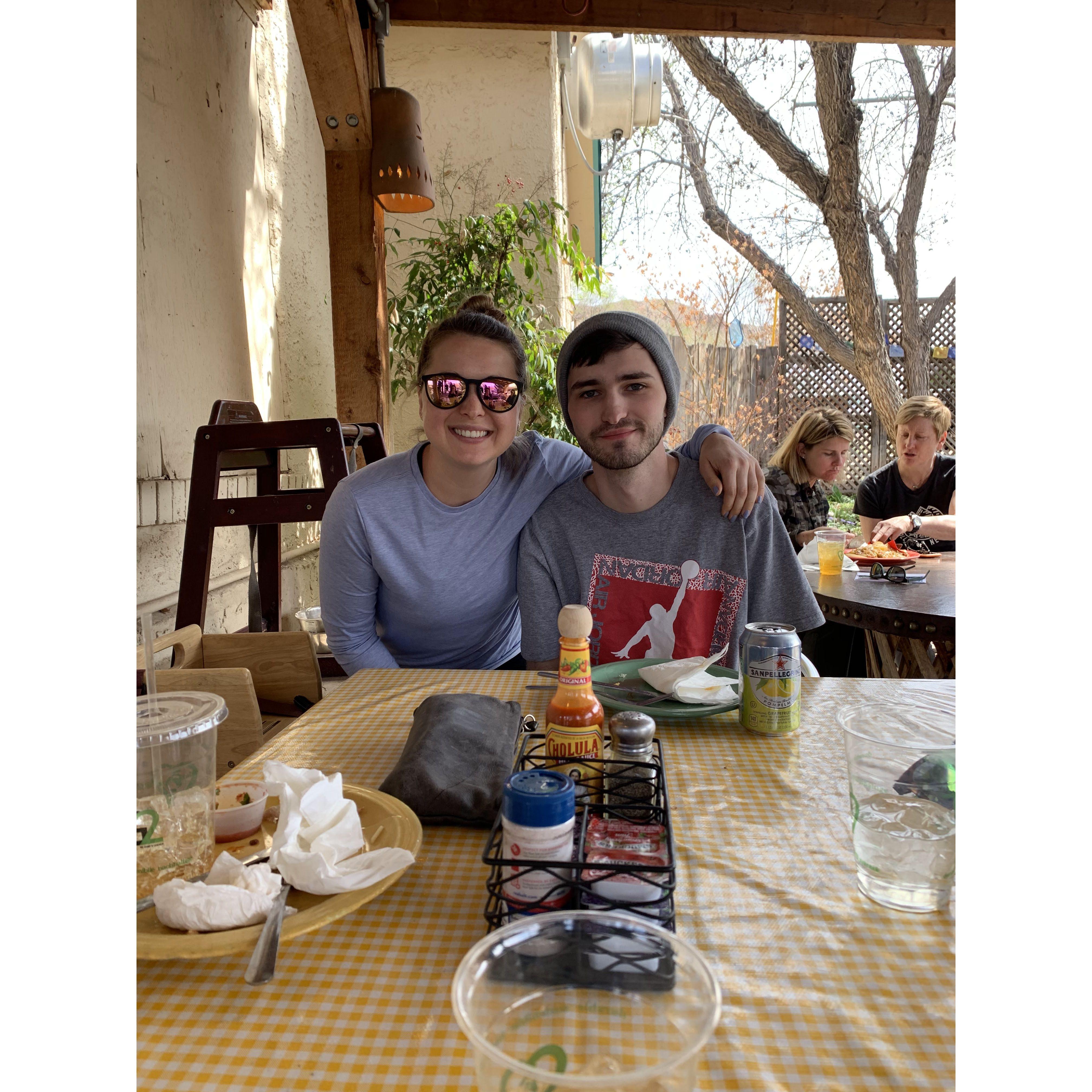 Kristina visiting brother James in Moab, Utah!