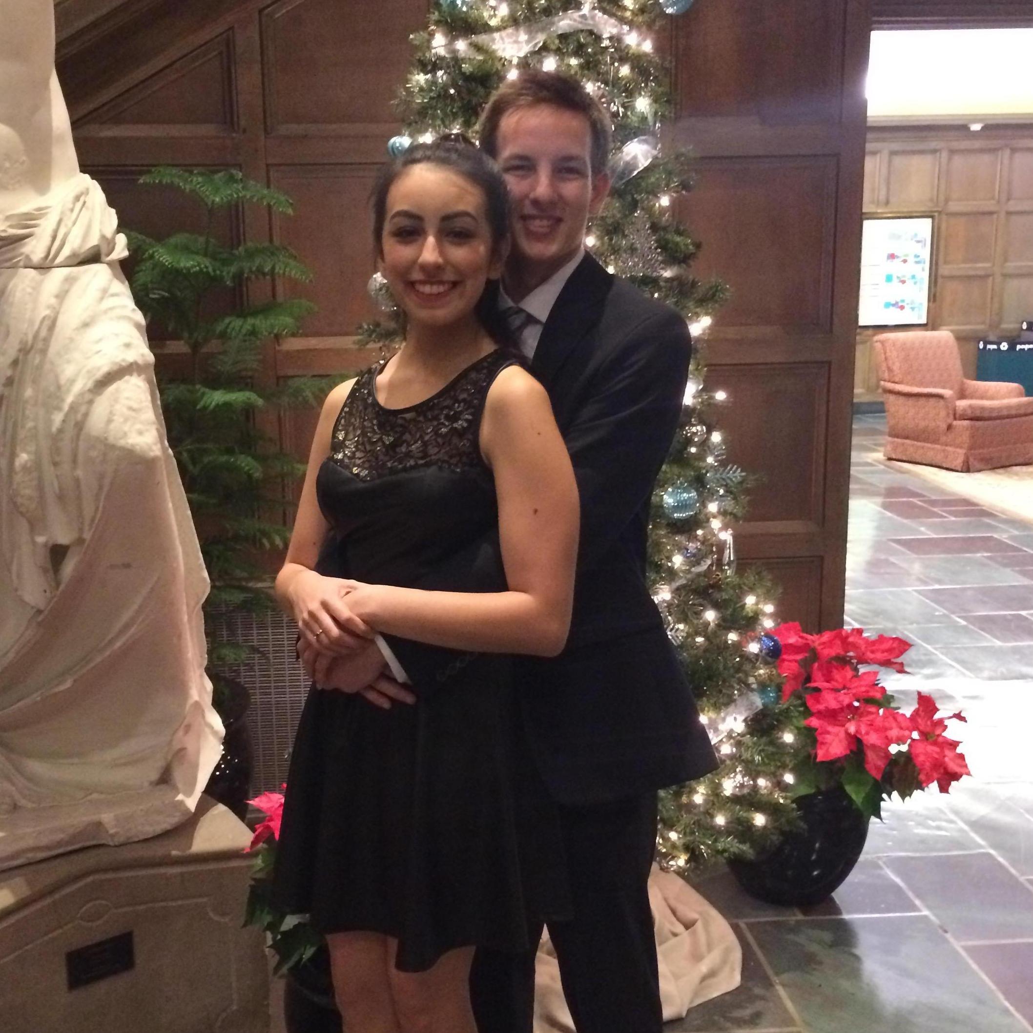 Yule Ball, also the night we were "official" - December, 2015