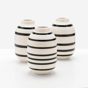 Omaggio Black Mini Vase Set of 3