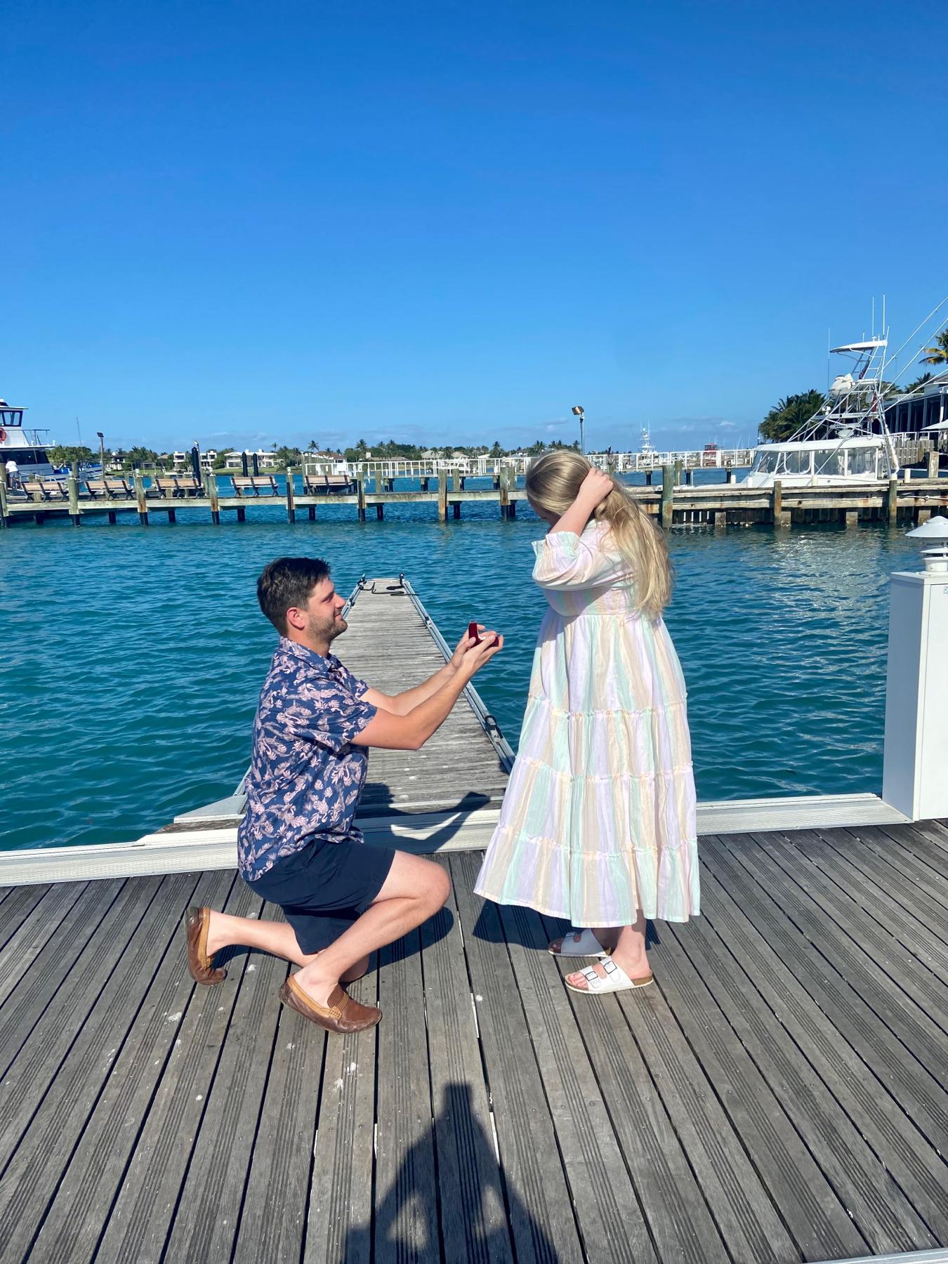The moment Jimmy got down on one knee!