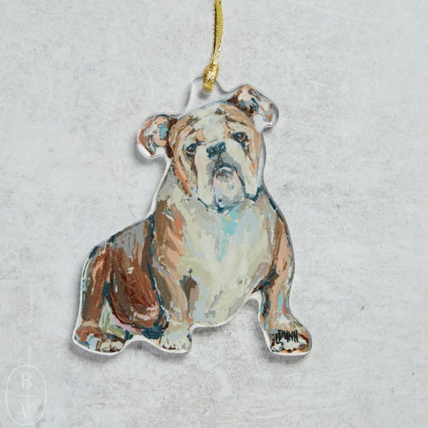 ACRYLIC MASCOT ORNAMENT-MISS STATE
