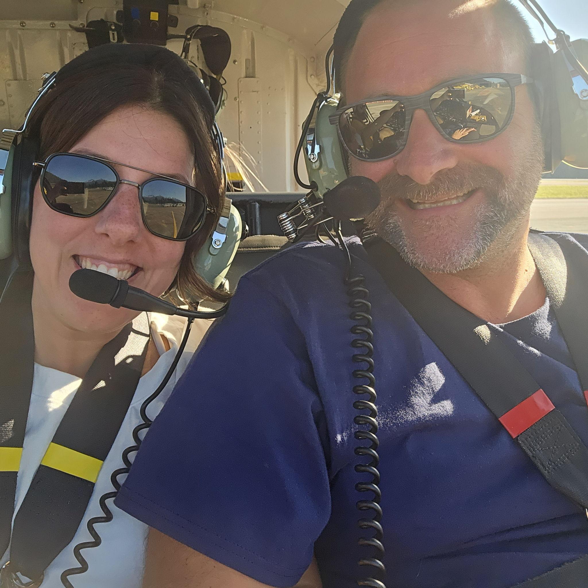 Helicopter rides with the one you love are very tough to beat.