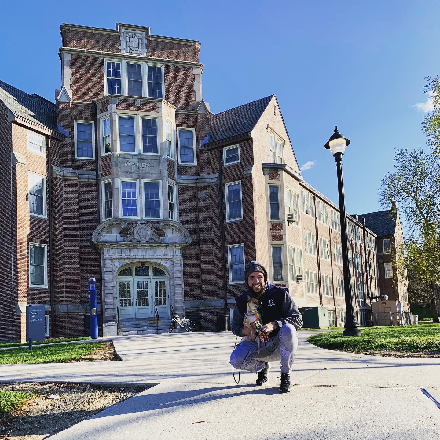 We walked around the empty UConn campus frequently during our Covid hibernation - 2020