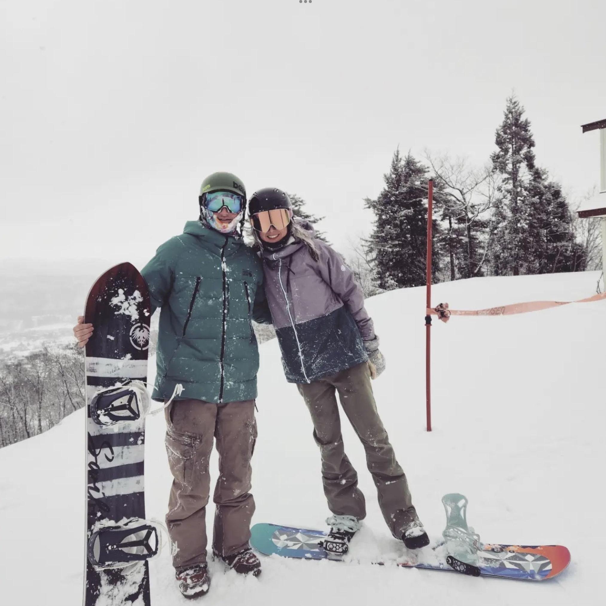 Snowboarding in Japan!