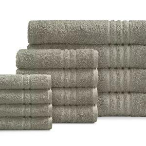 Sage - Ella Jayne Luxury 12 Piece Bath Towels Set – Ultra Plush & Absorbent 100% Premium Cotton Towels – Soft, Quick-Dry Bath Towels for Hands, Face & Body