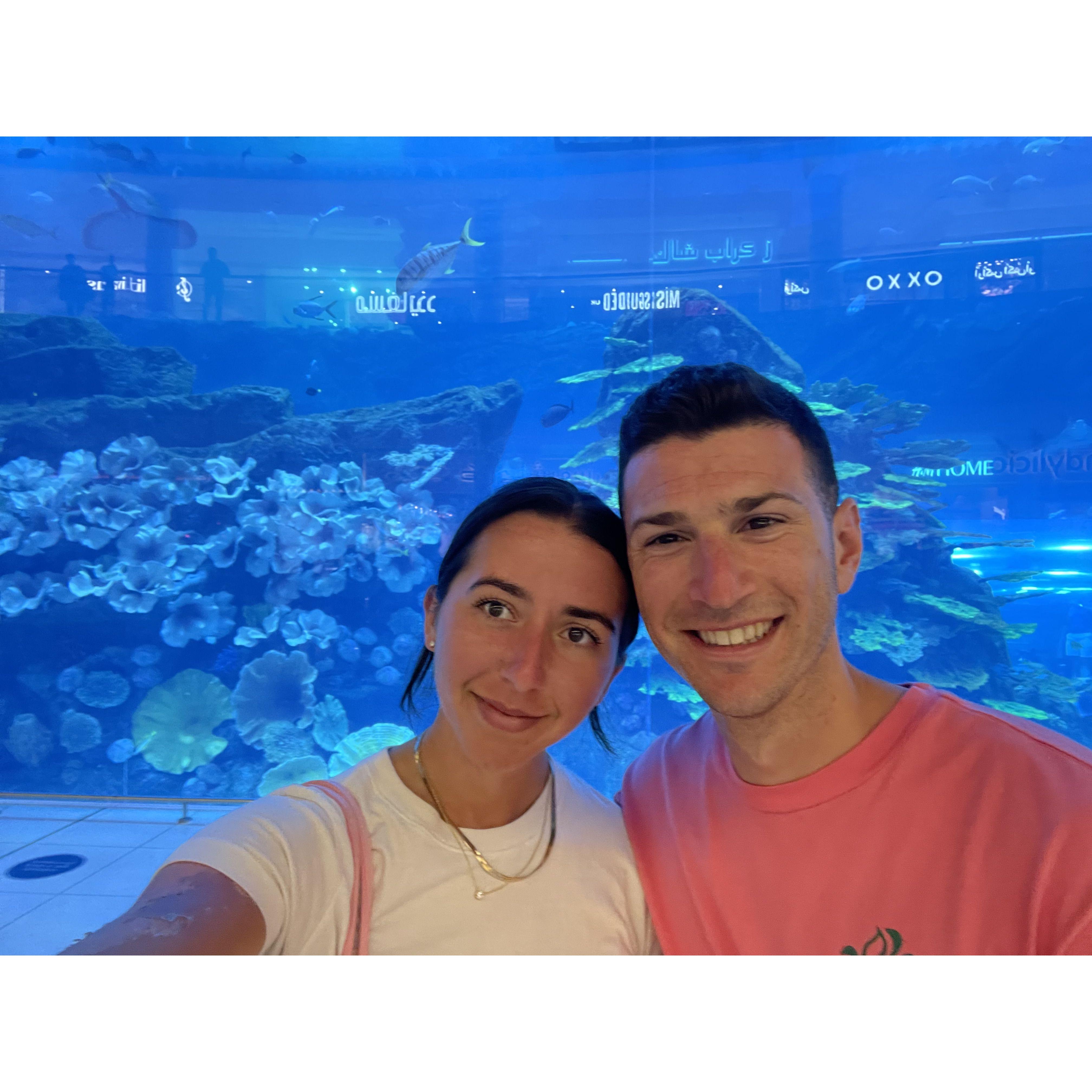 Cassidy & Jonathan at The Dubai Mall- January 2022