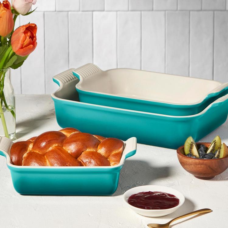 Le Creuset, Heritage 3-Piece Rectangular Baking Dish Set | Zola