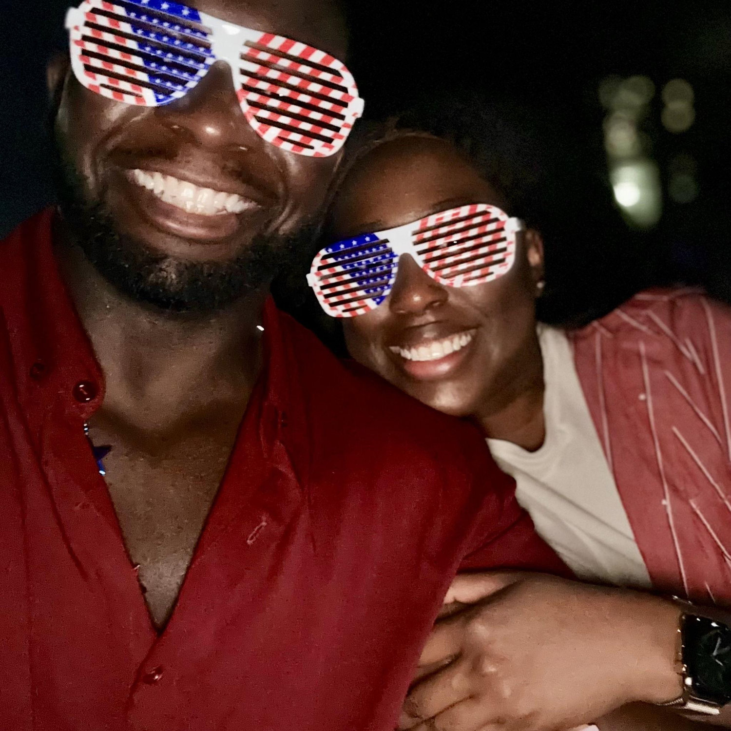 Our 1st "4th" watching fireworks