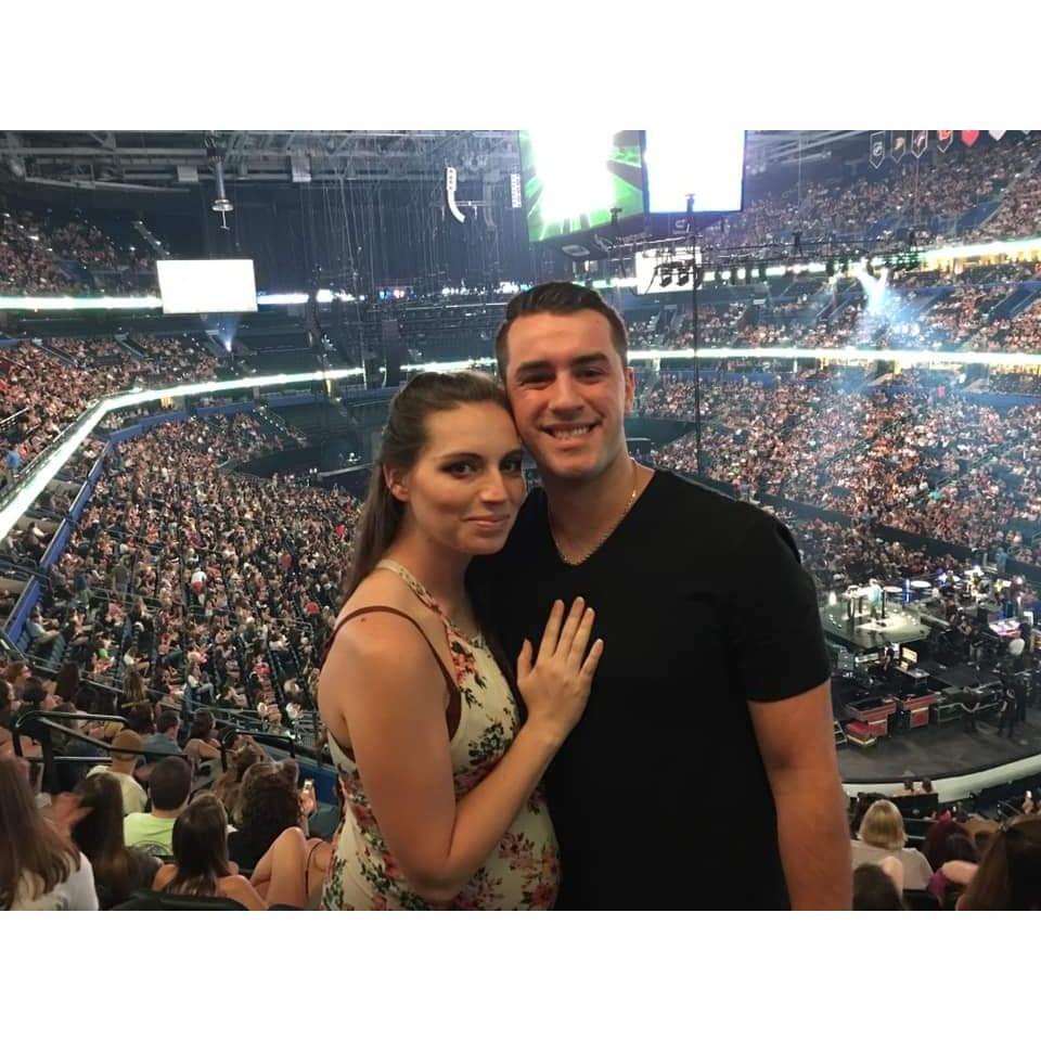 The time Zach was the only man at the Jonas Brothers concert.