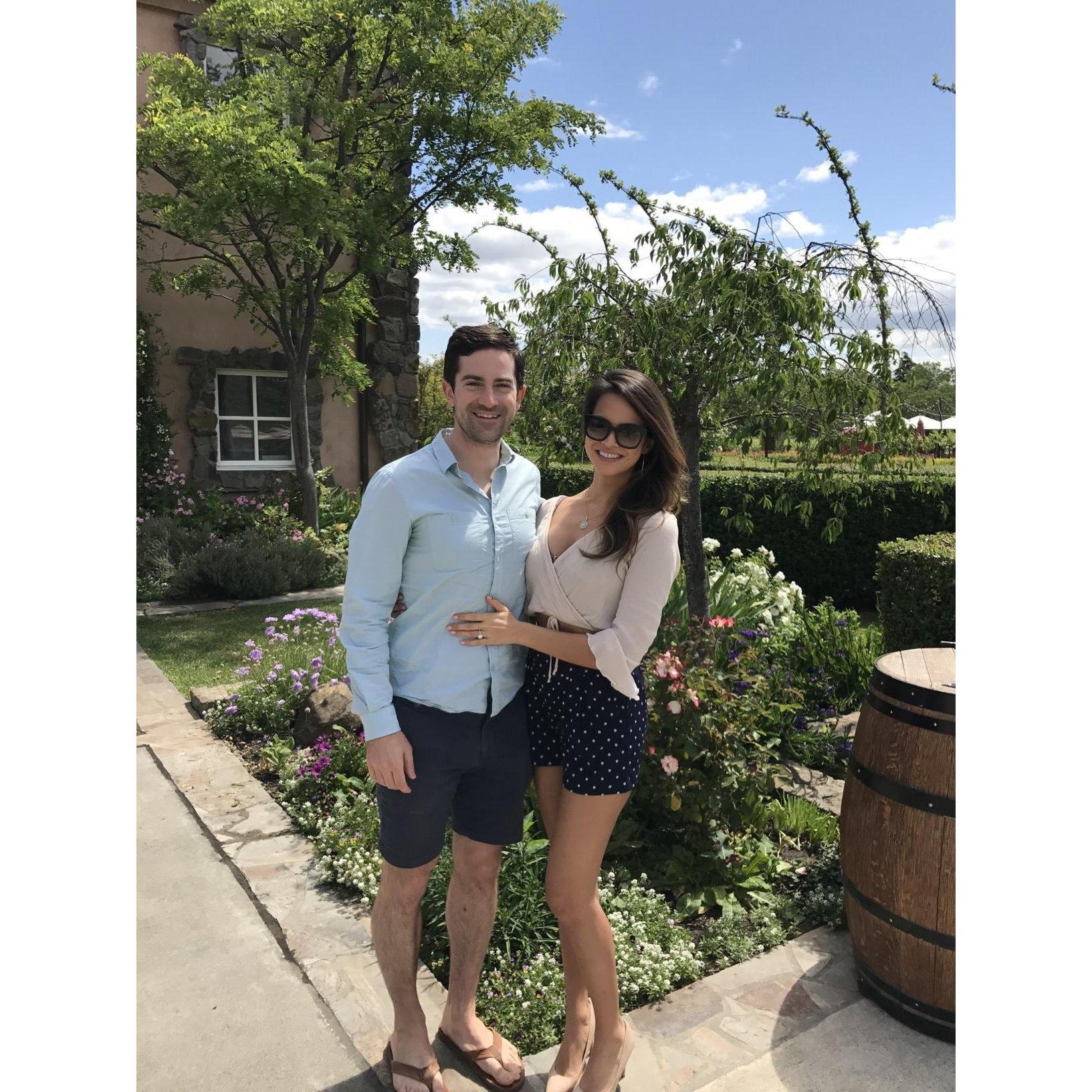 One of our many trips to Napa