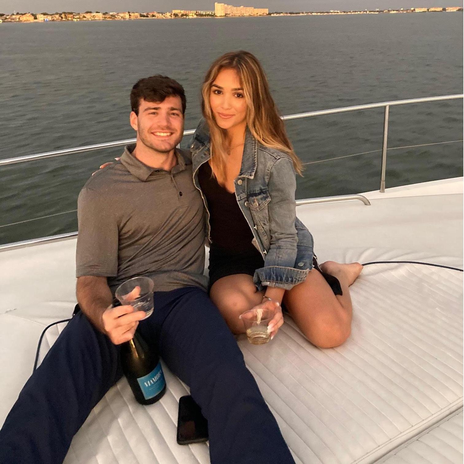 We spent lots of boat rides and sunsets together in Tampa.