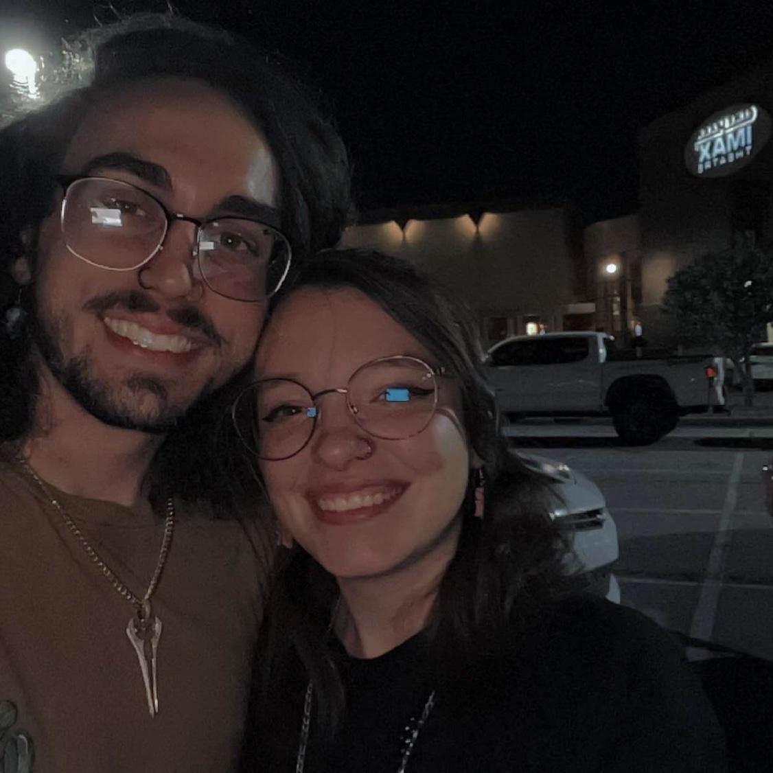 Our first movie date!