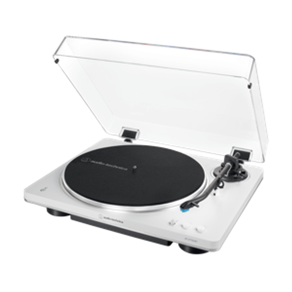 Audio-Technica AT-LP70XBT Wireless Turntable (White/Silver)