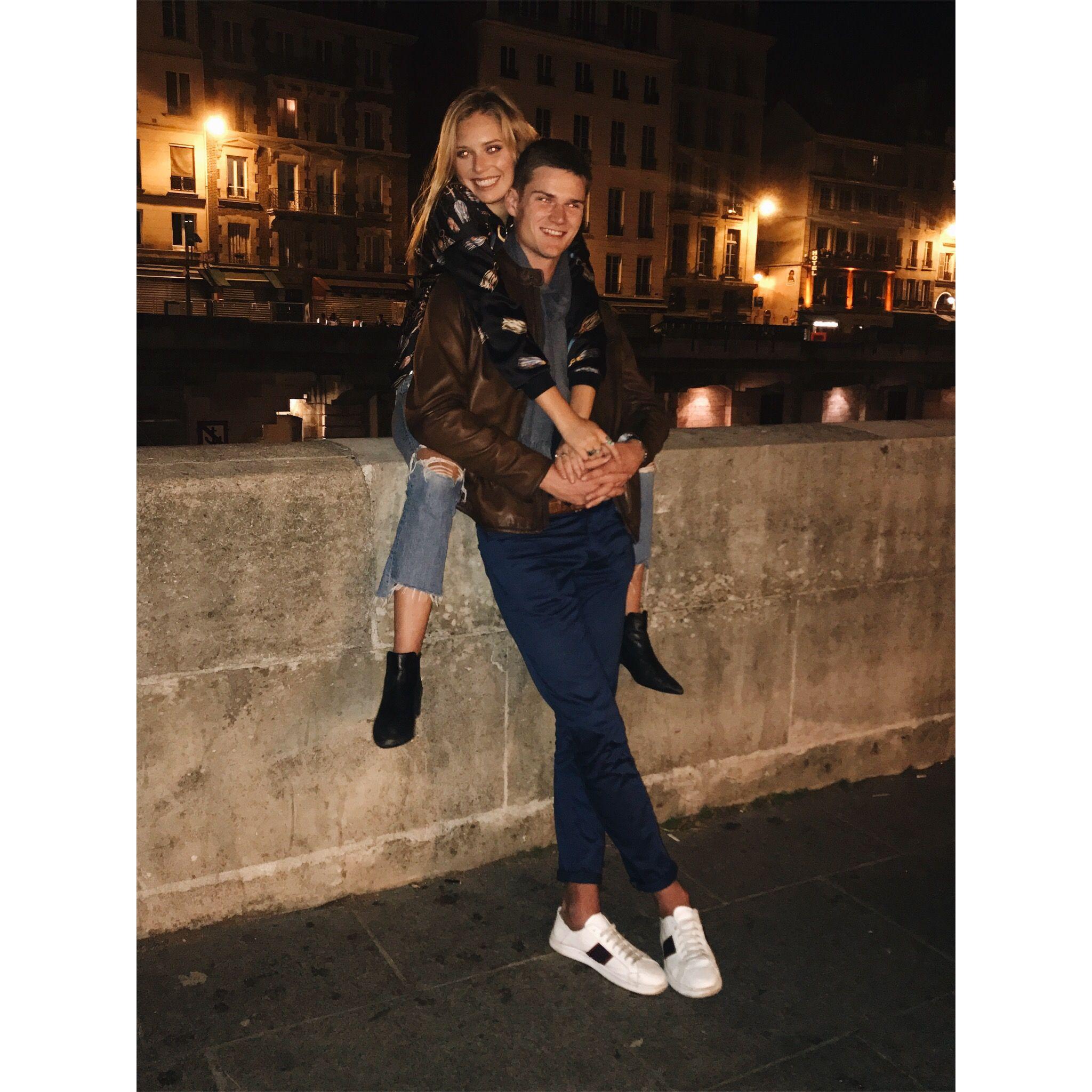 Our first photo together! In Paris, 2018!