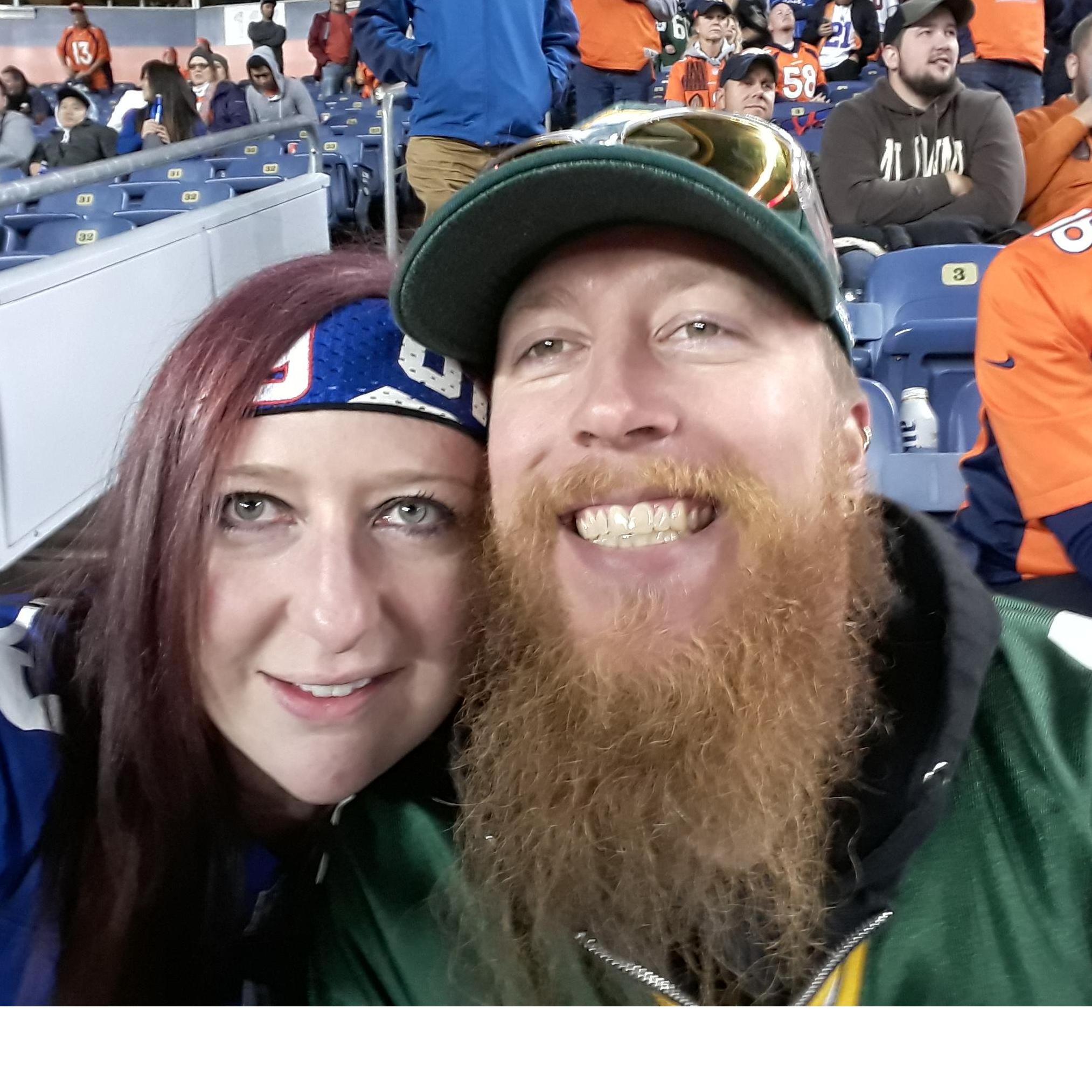 Watching the Giants beat the Broncos at Sports Authority field on October 15th 2017