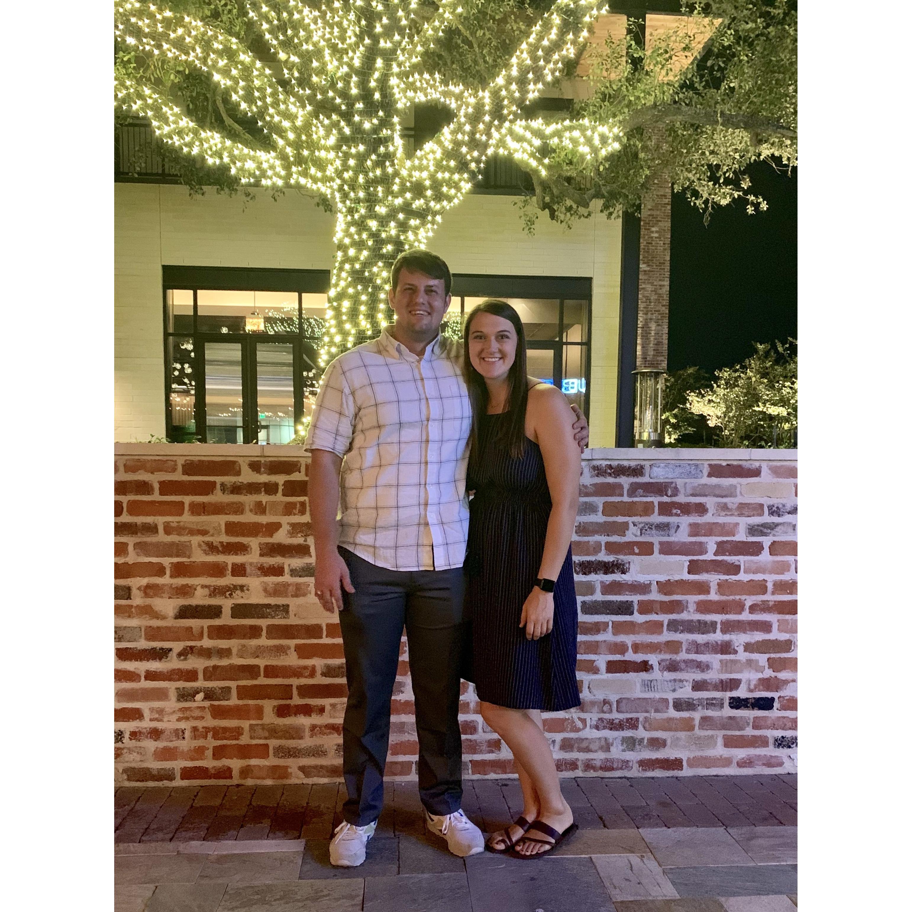 Our first official date! We walked around College Station and grabbed a bite to eat.