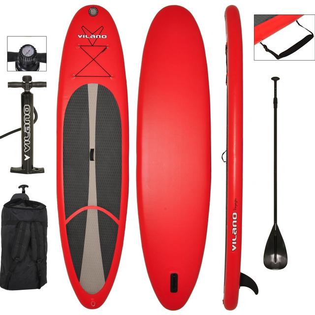 Vilano Voyager 11' Inflatable SUP, 6" Thick
