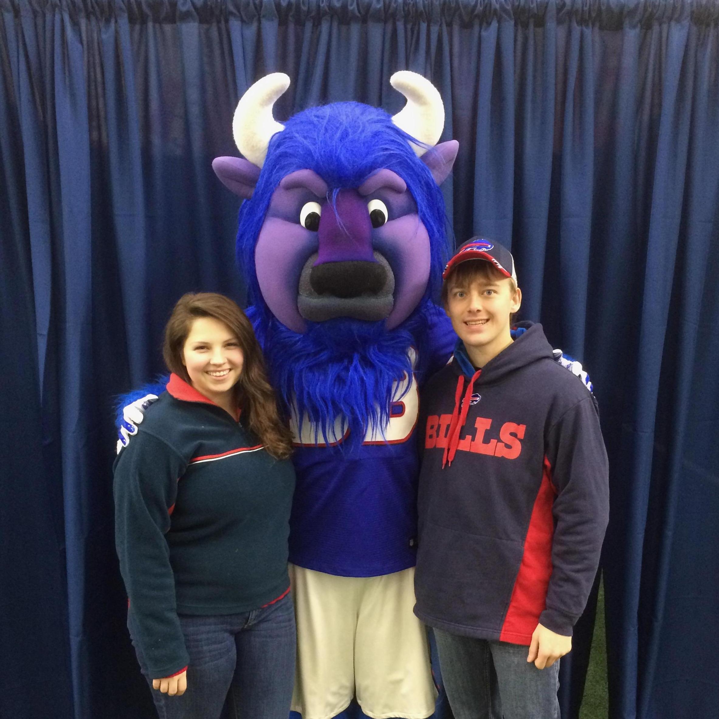 Emily's first Bills game 2015