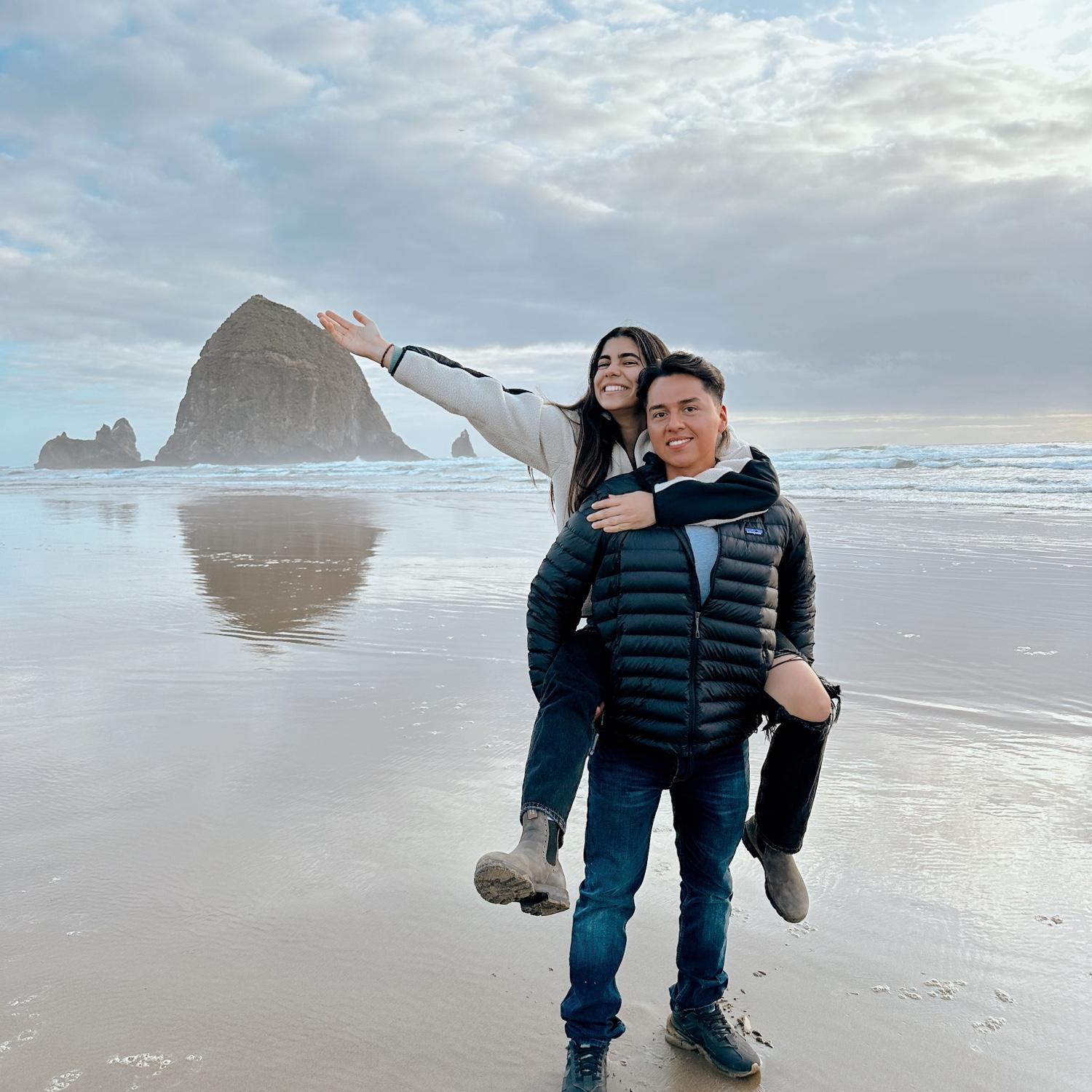 Cannon Beach, Oregon
One of our first roadtrips together :)