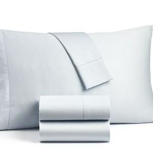 Charter Club Solid 550 Thread Count 100% Cotton Sheet Sets, Exclusively at Macy’s - Macy's