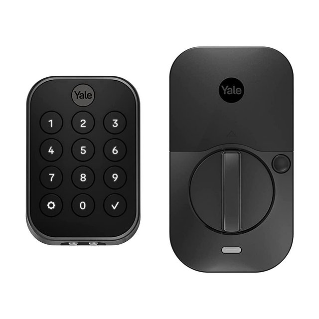 Yale Assure Lock 2 Key-Free Keypad with Bluetooth in Black Suede