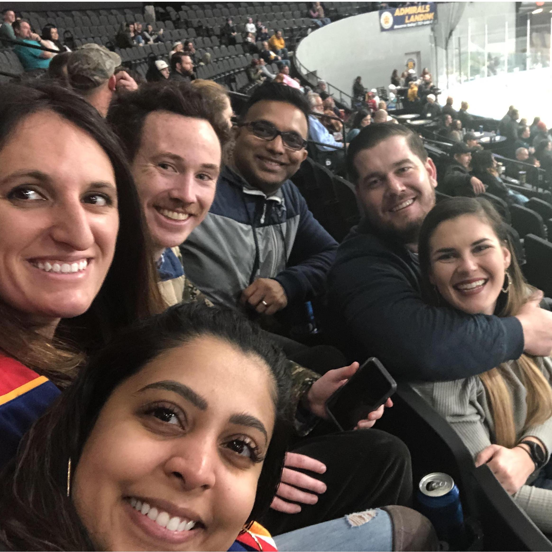 Hockey with Virginia Beach Family