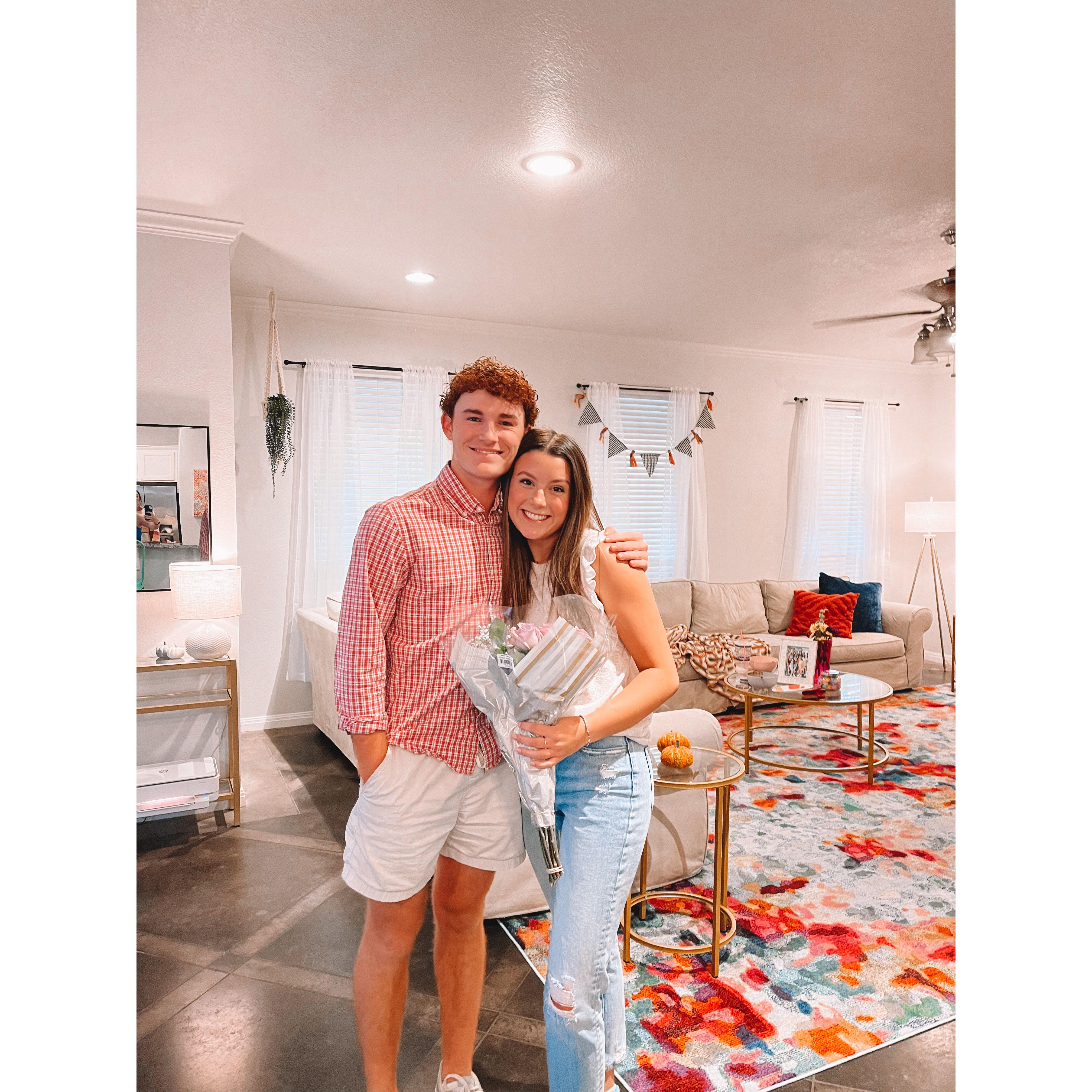 Our first date