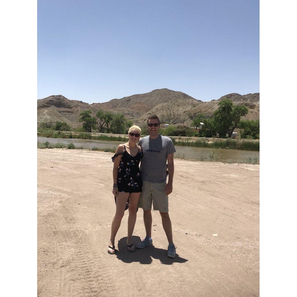 May 2018: Rio Grande, El Paso, Texas - There's a wild and wonderful story involving the US Border Patrol, who took this photo. Ask us sometime.